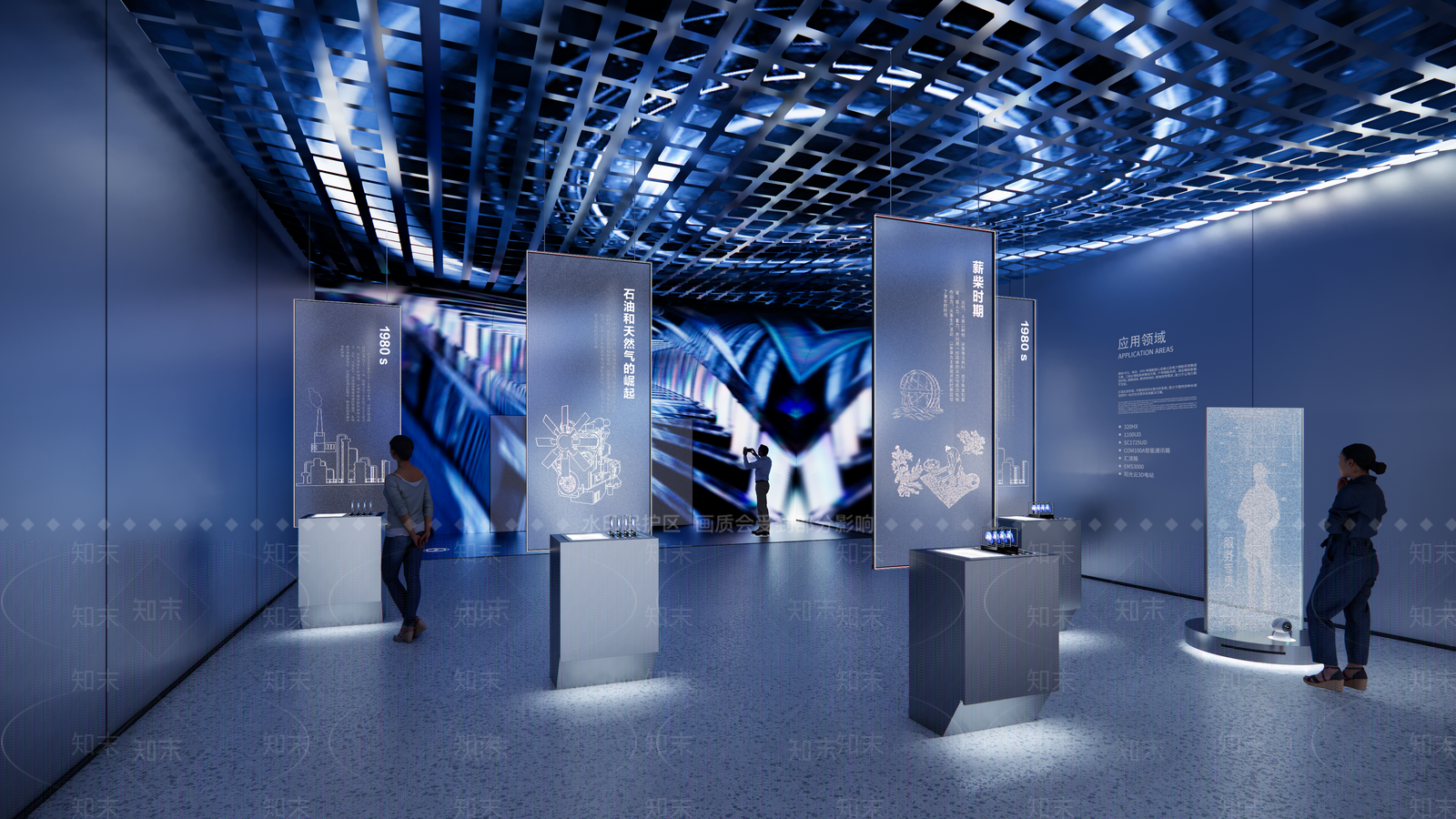 现代科技展厅SU模型下载【ID:1203262124】