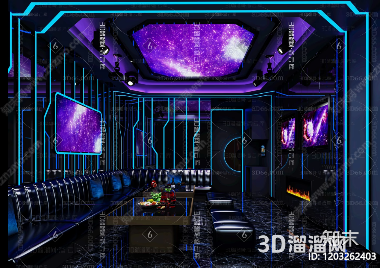 现代KTVcad施工图下载【ID:1203262403】