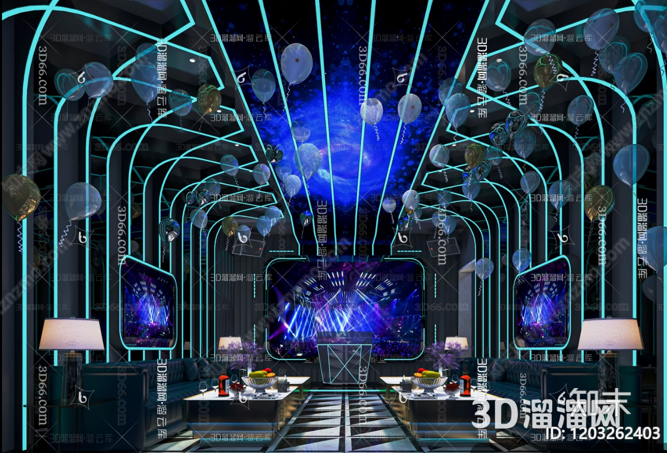 现代KTVcad施工图下载【ID:1203262403】