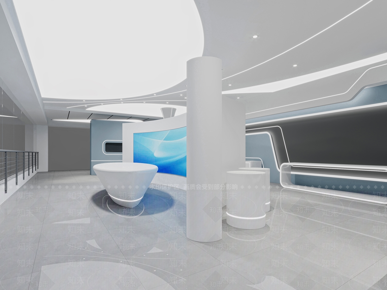 现代其他展厅3D模型下载【ID:1203263098】