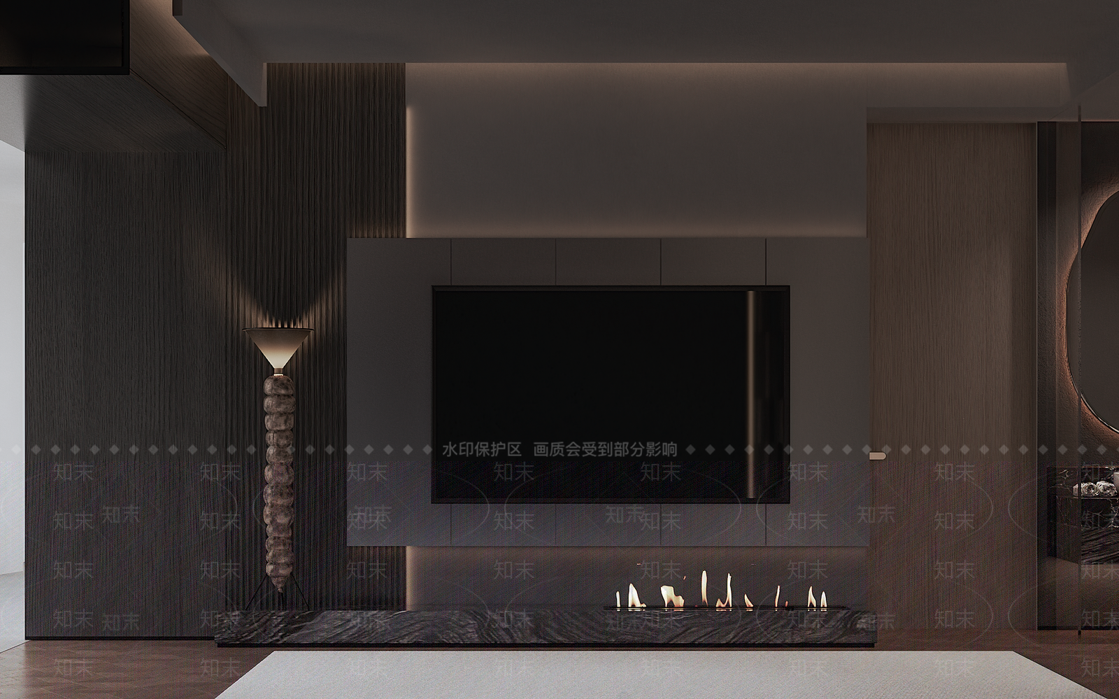 现代家居客厅3D模型下载【ID:1204063421】