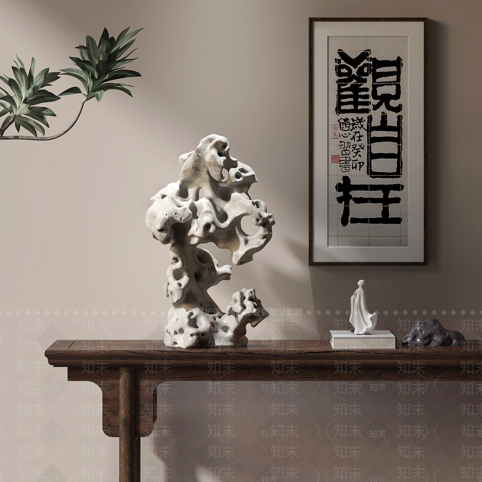 新中式中式雕塑摆件3D模型下载【ID:1203271177】