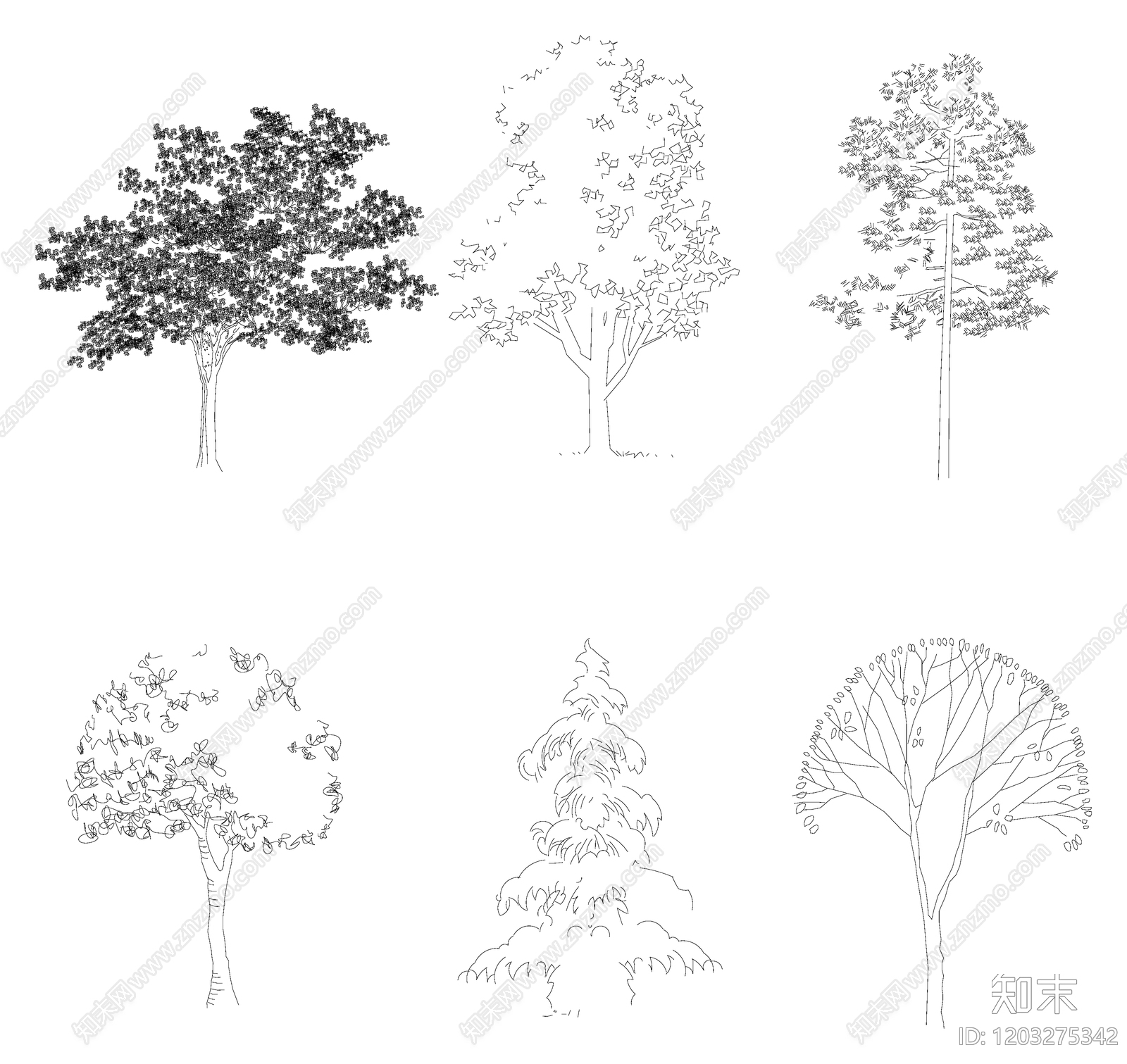 乔木种植施工图下载【ID:1203275342】