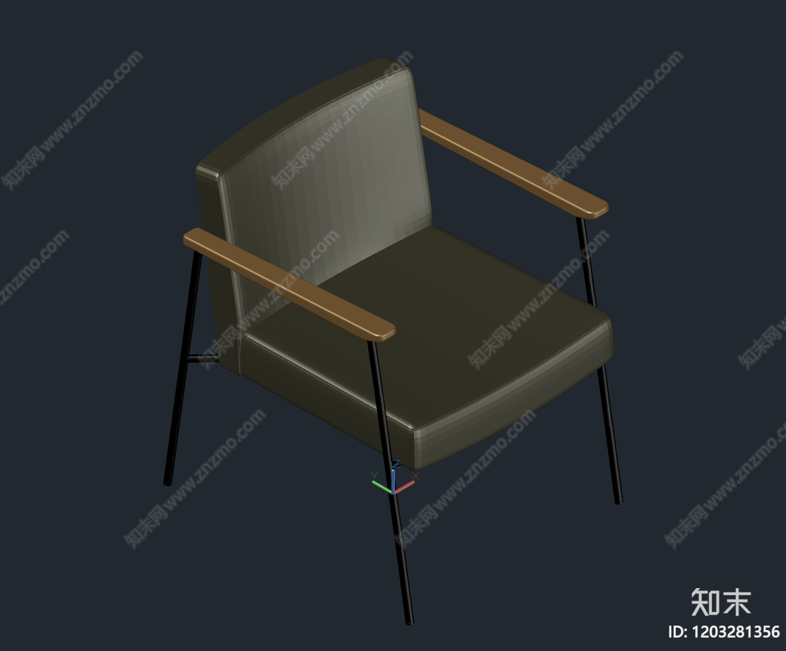 现代桌椅施工图下载【ID:1203281356】