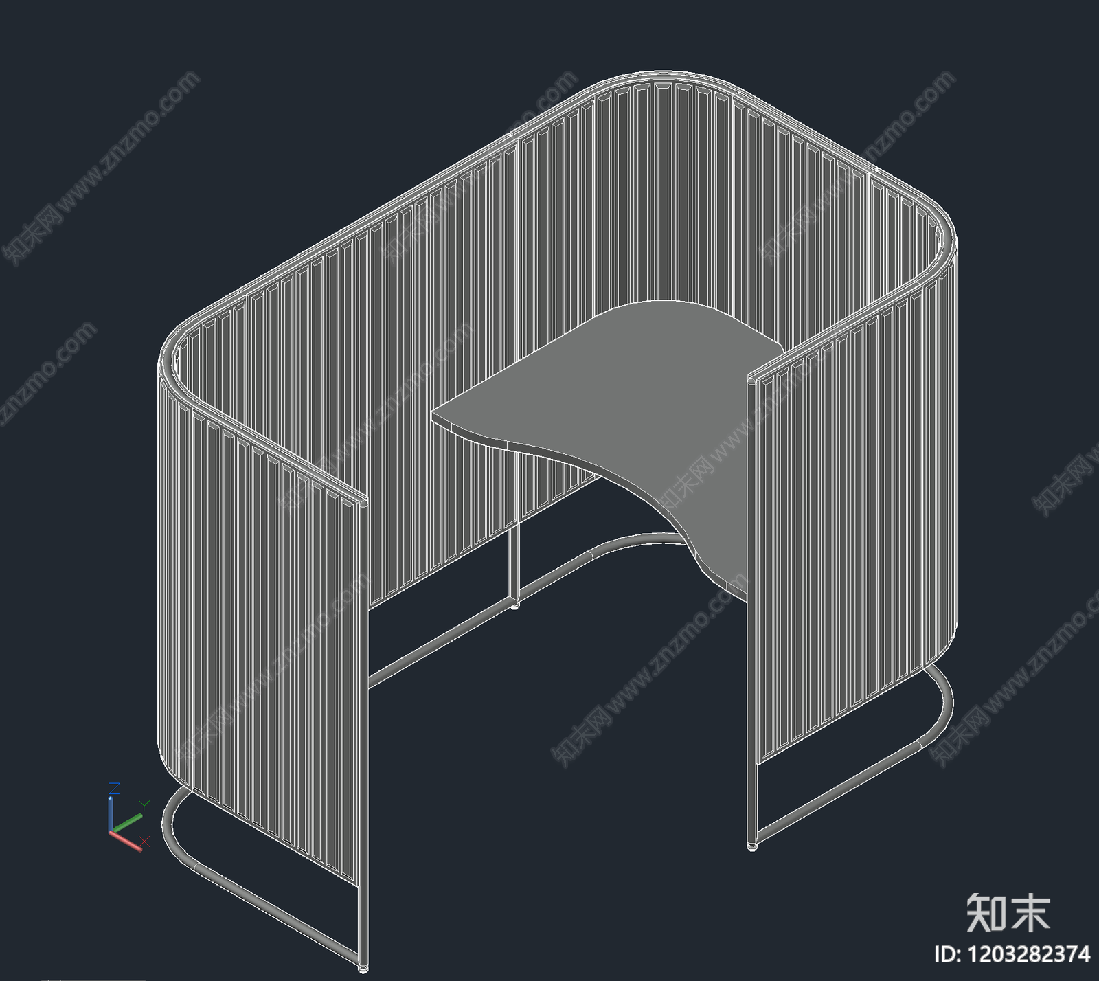 现代家具图库施工图下载【ID:1203282374】