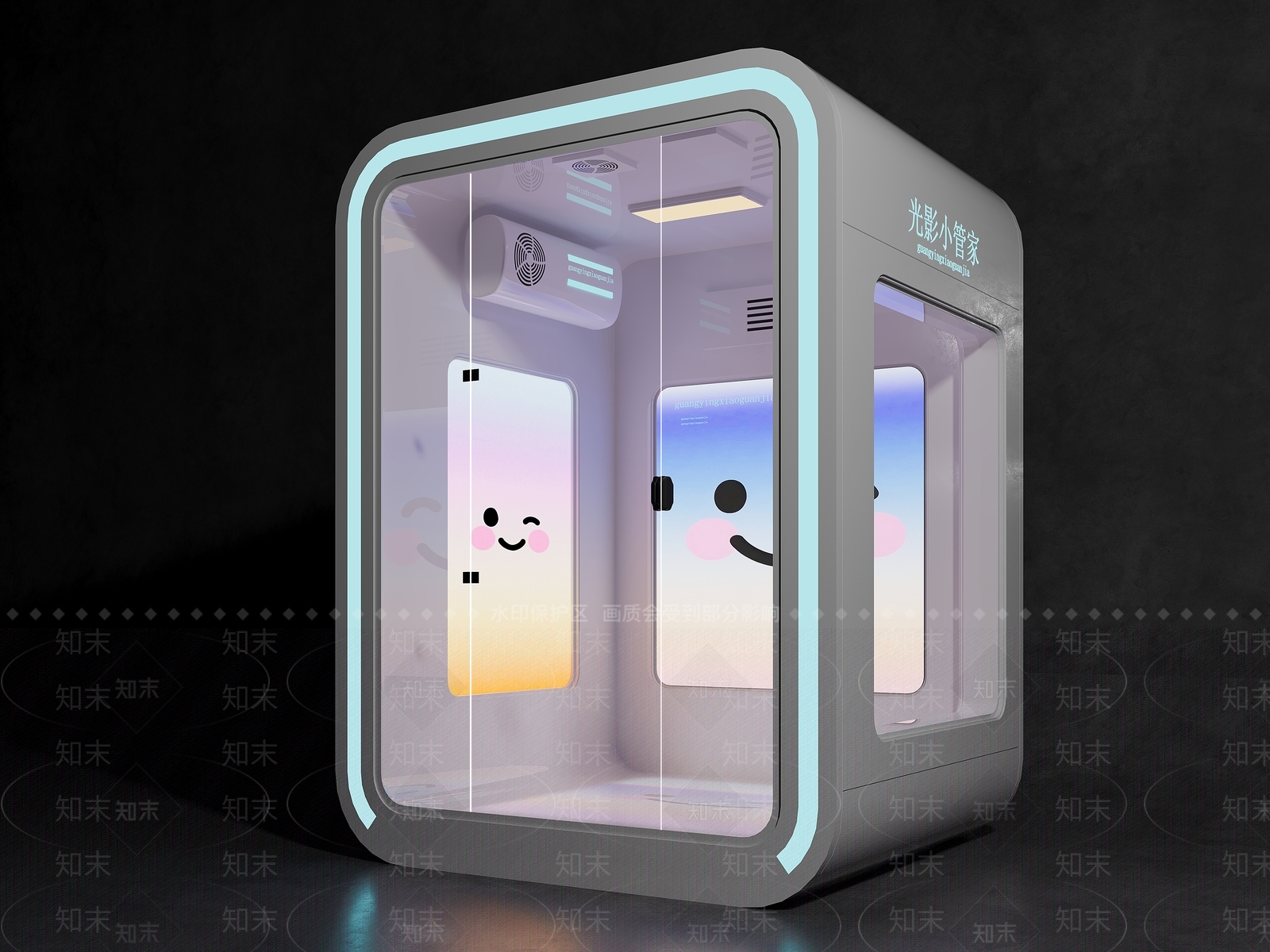 现代服装展厅3D模型下载【ID:1203287381】