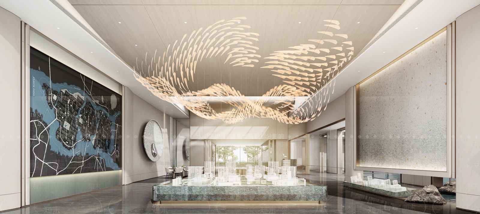 现代轻奢售楼处3D模型下载【ID:1203288059】