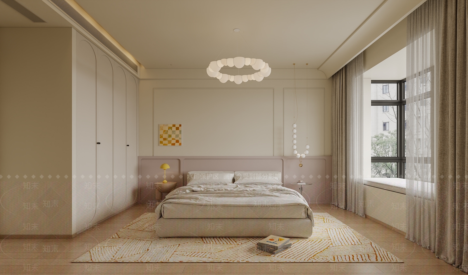 法式家居卧室3D模型下载【ID:1203289821】