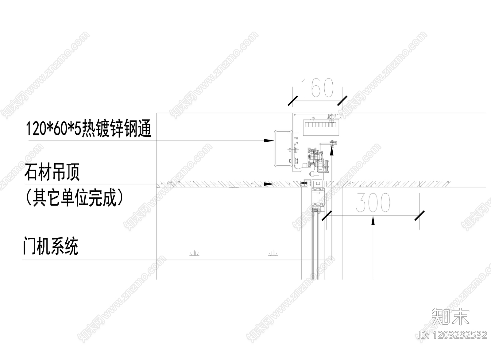 玻璃门节点cad施工图下载【ID:1203292532】