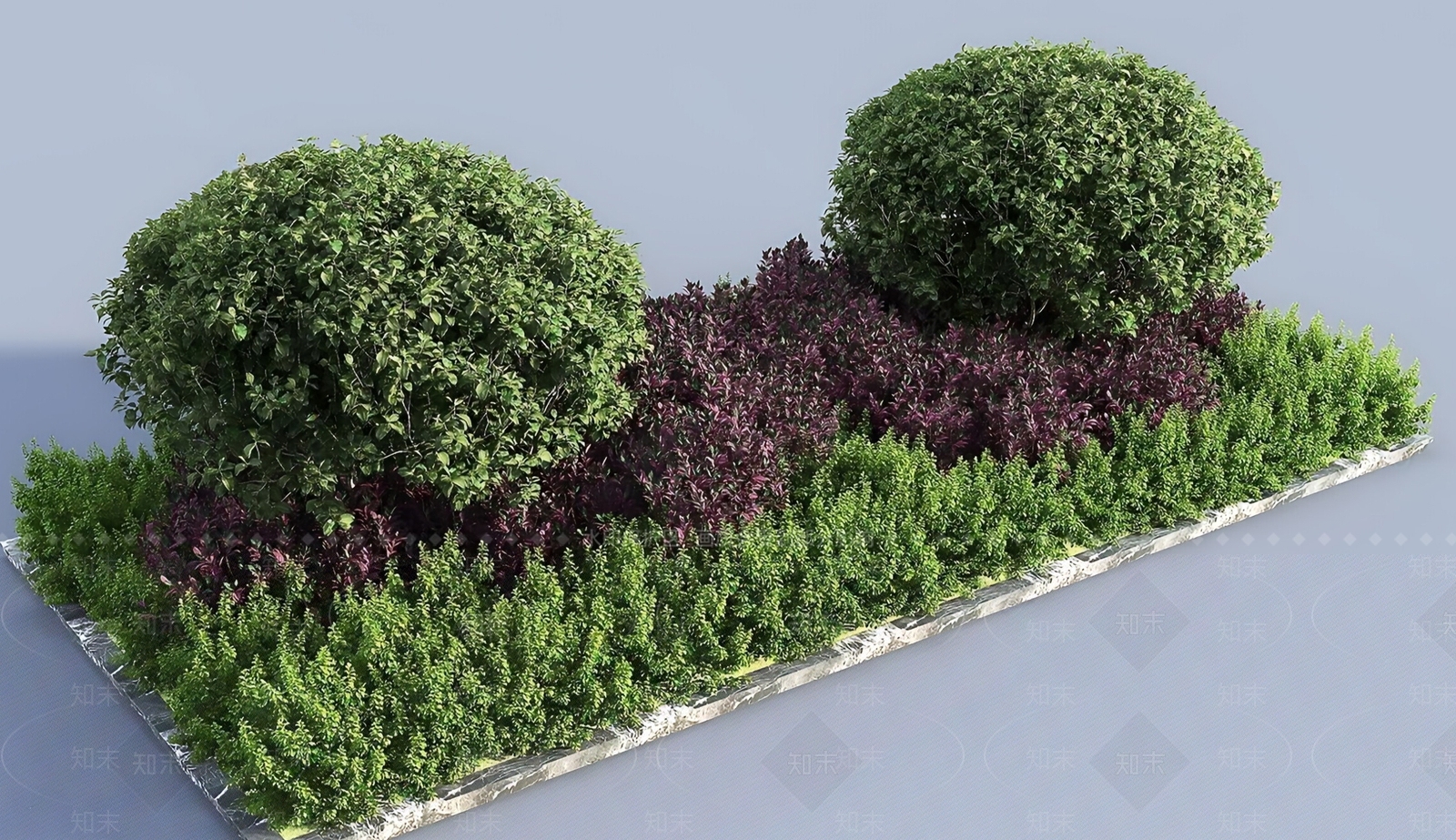 现代花境SU模型下载【ID:1203298660】