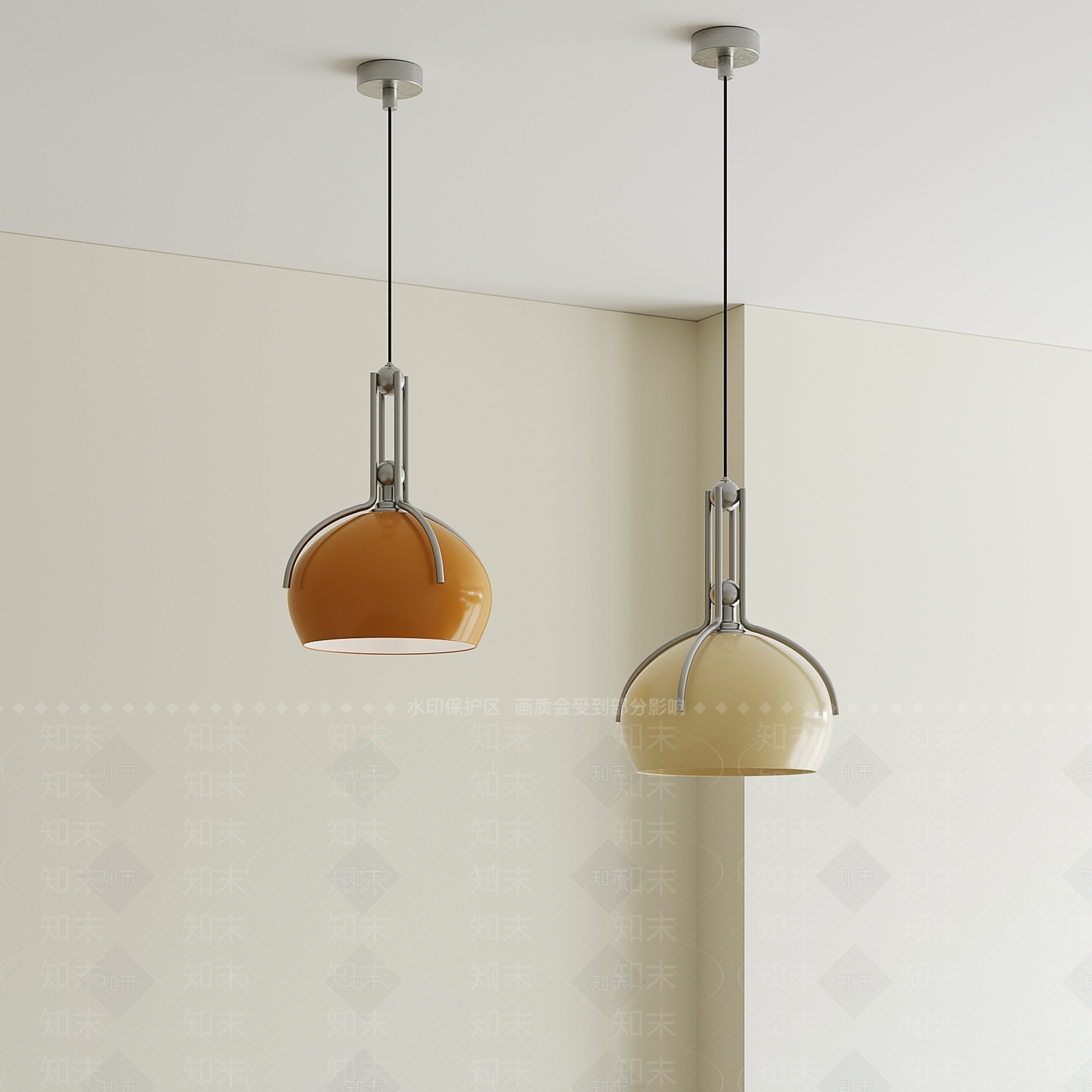 中古小吊灯3D模型下载【ID:1203307453】