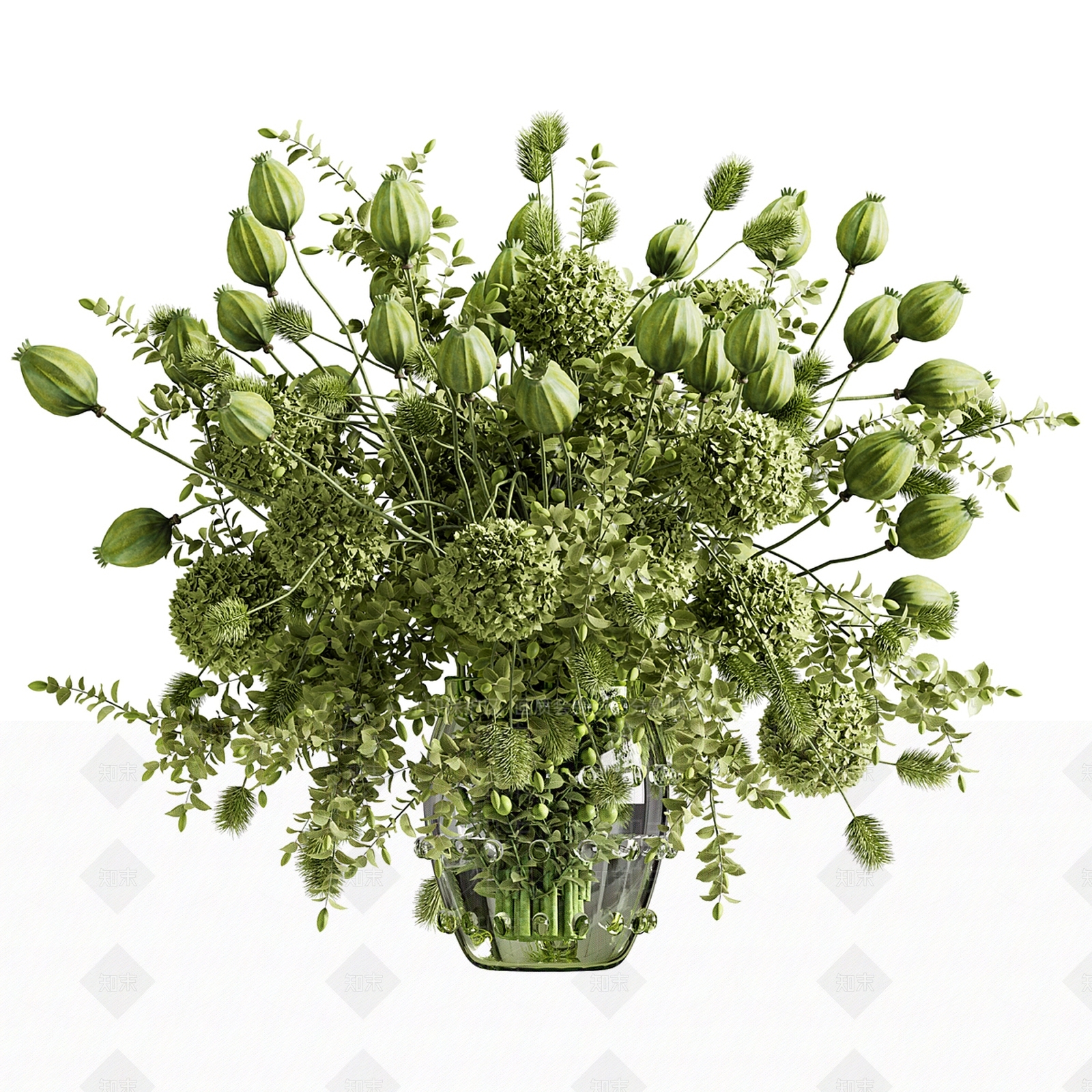 花3D模型下载【ID:1203312046】
