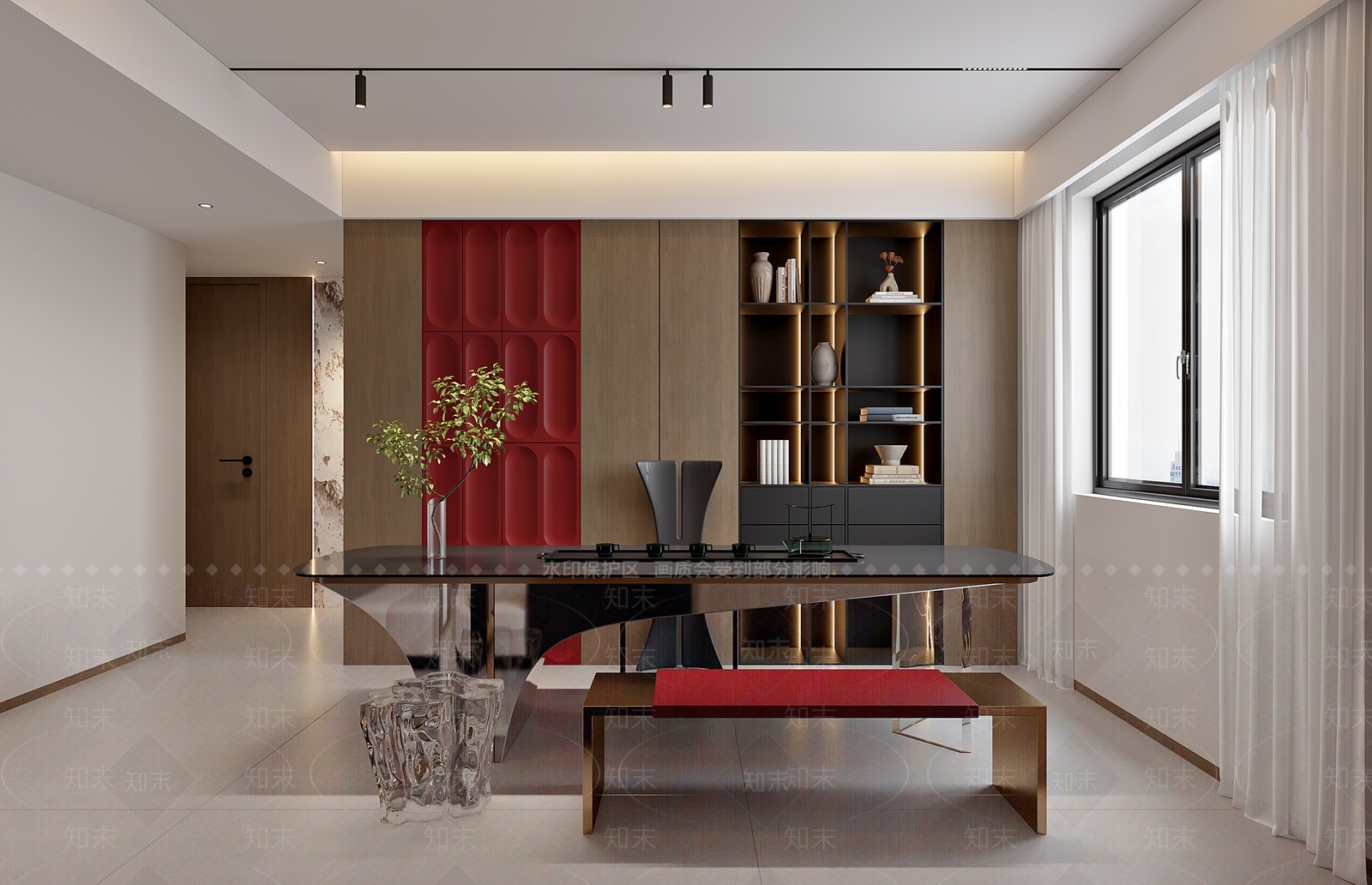 现代意式其他桌子3D模型下载【ID:1203323882】