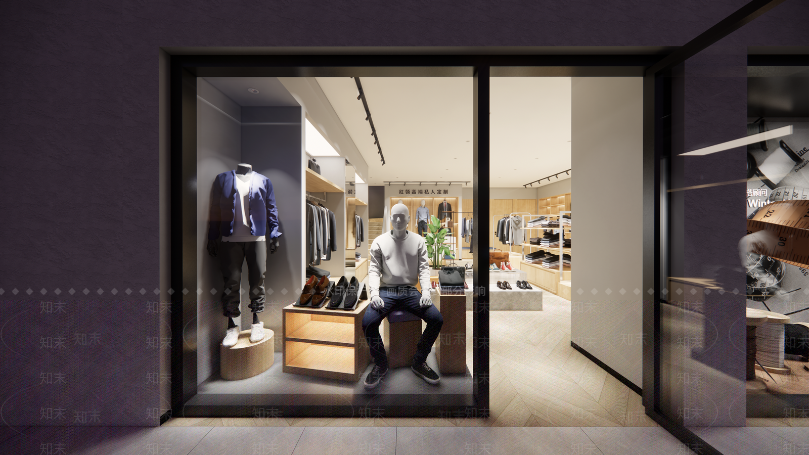 现代服装店SU模型下载【ID:1203802908】
