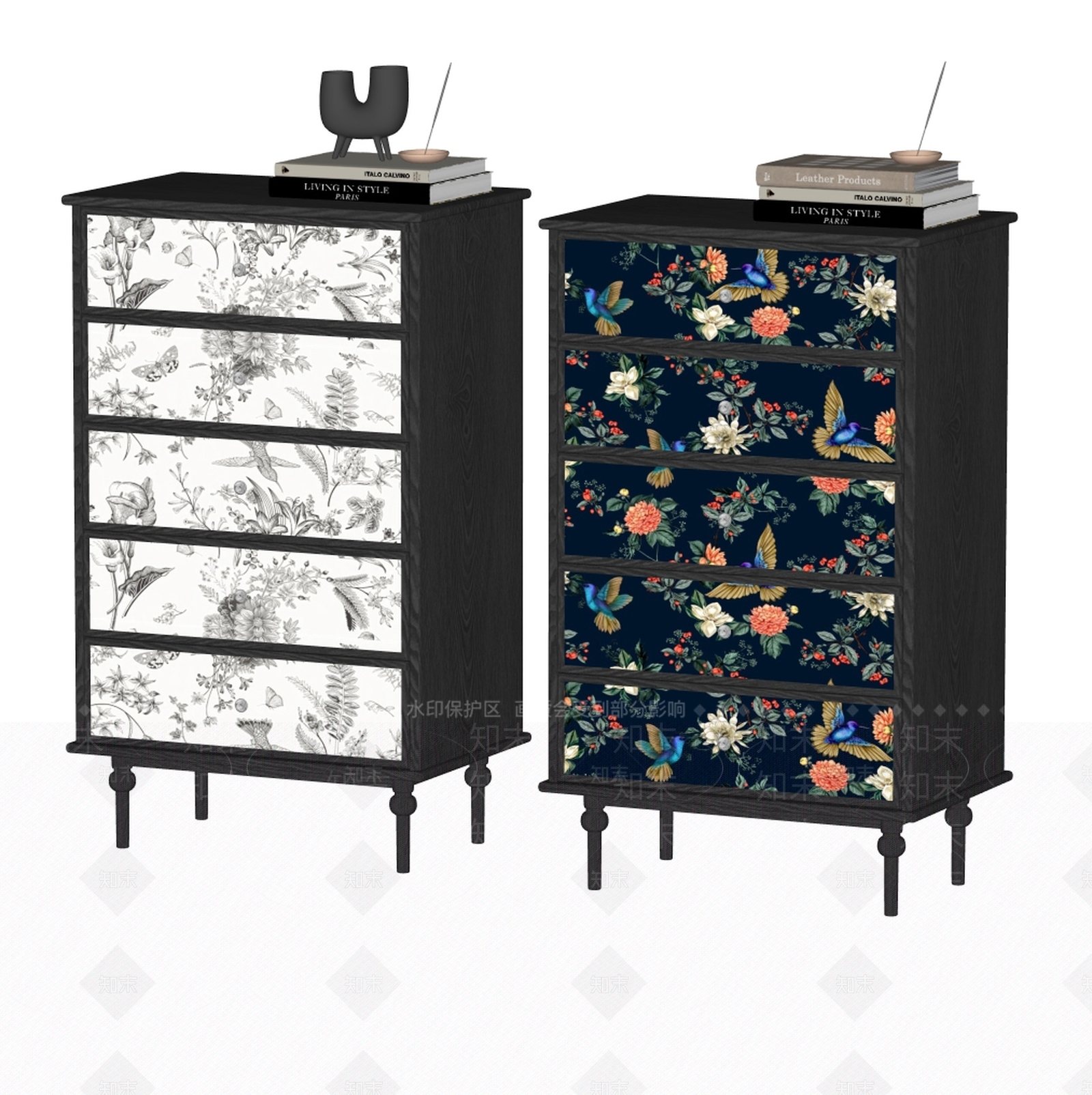 中古斗柜SU模型下载【ID:1203334070】
