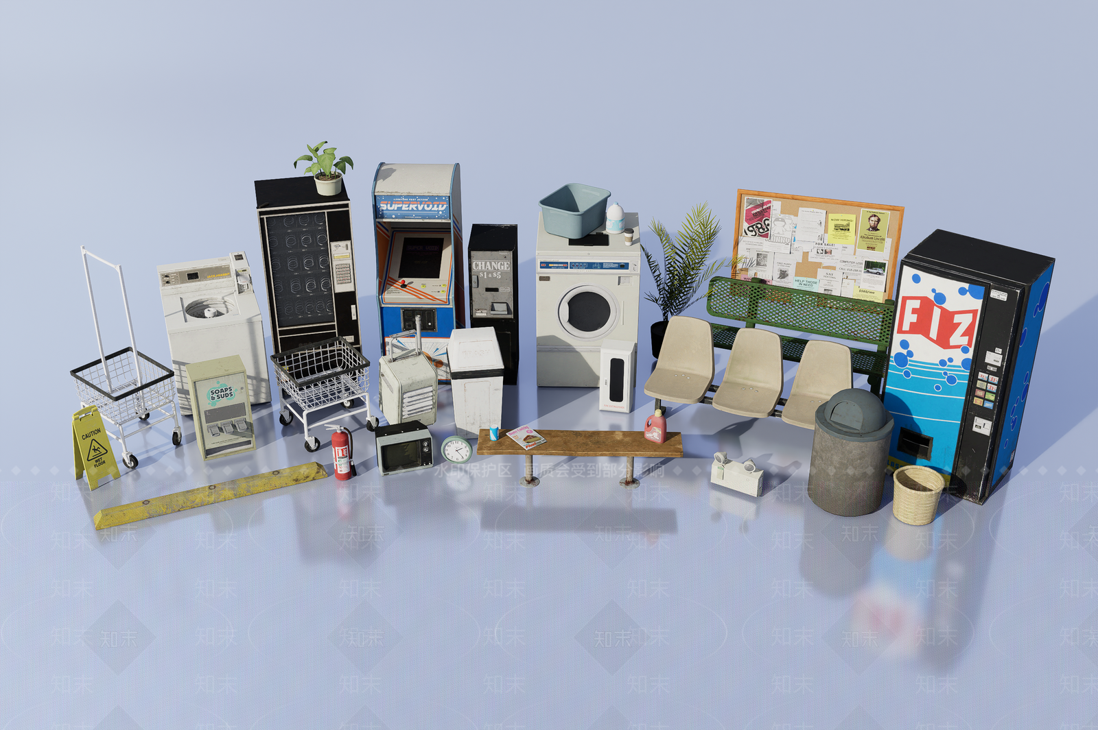 公用器材3D模型下载【ID:1203333445】