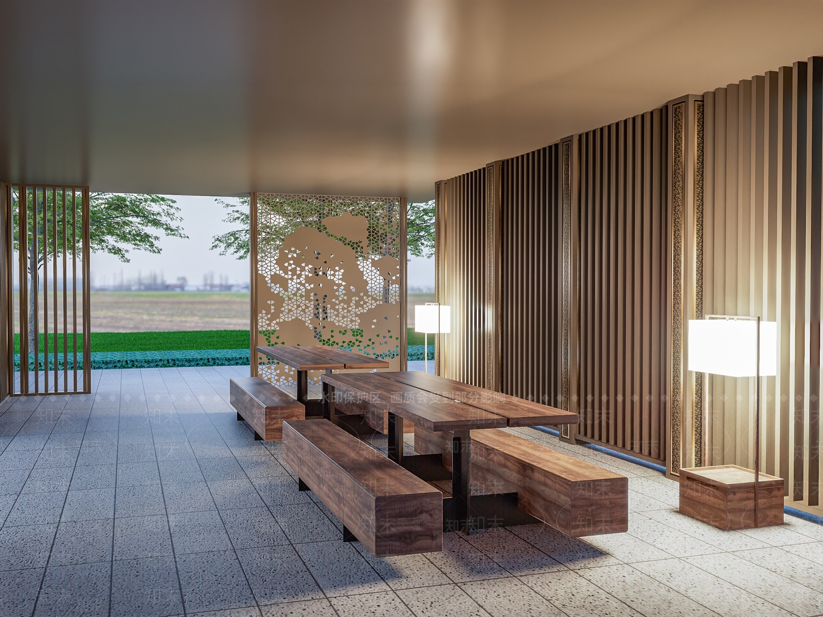 新中式中式其他景观小建筑SU模型下载【ID:1203334062】