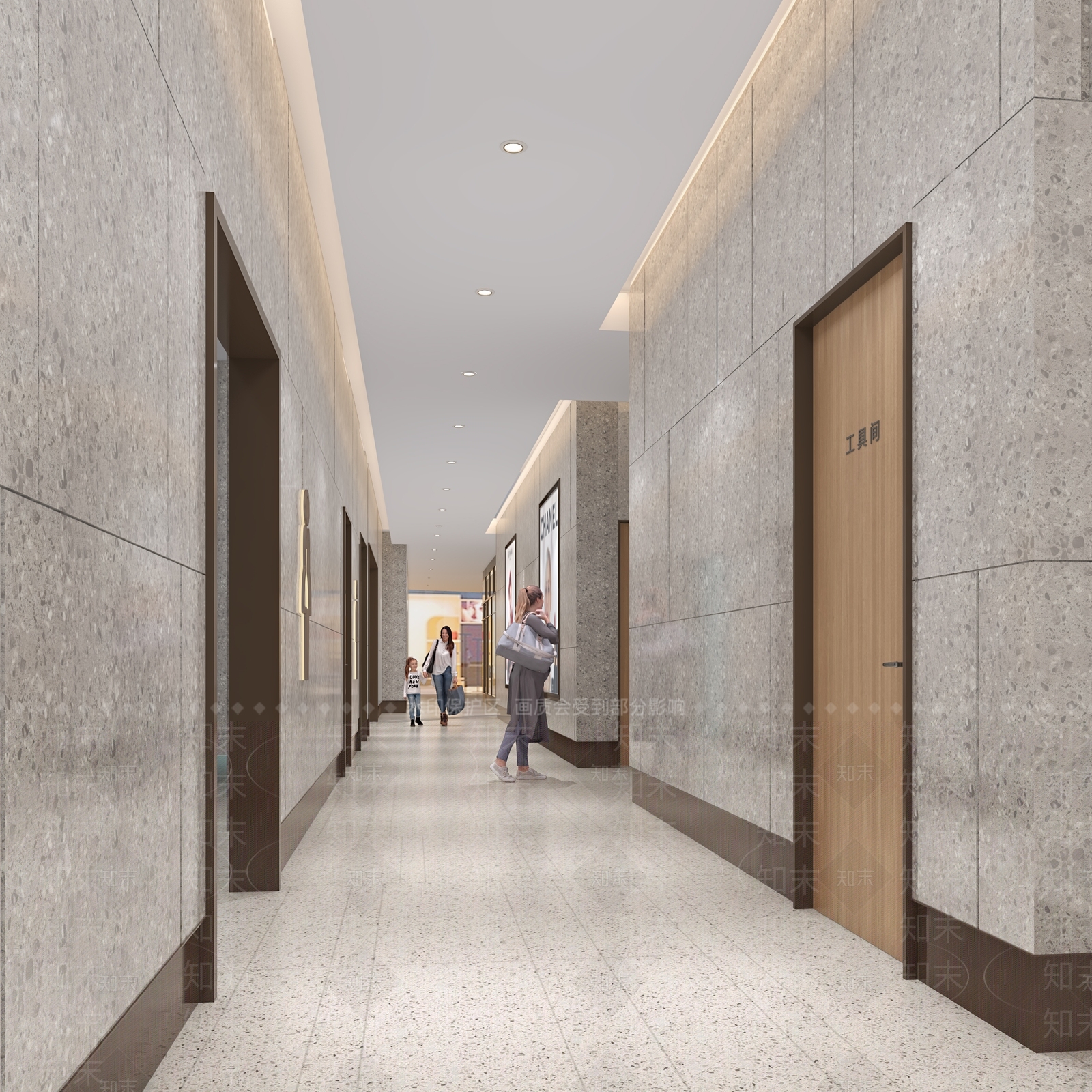 现代商场3D模型下载【ID:1203336991】