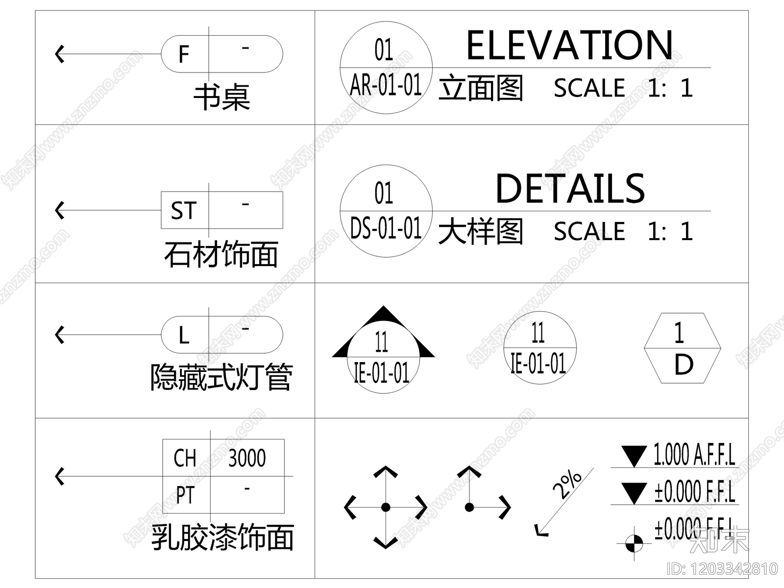 2025最新CAD标准图例cad施工图下载【ID:1203342810】