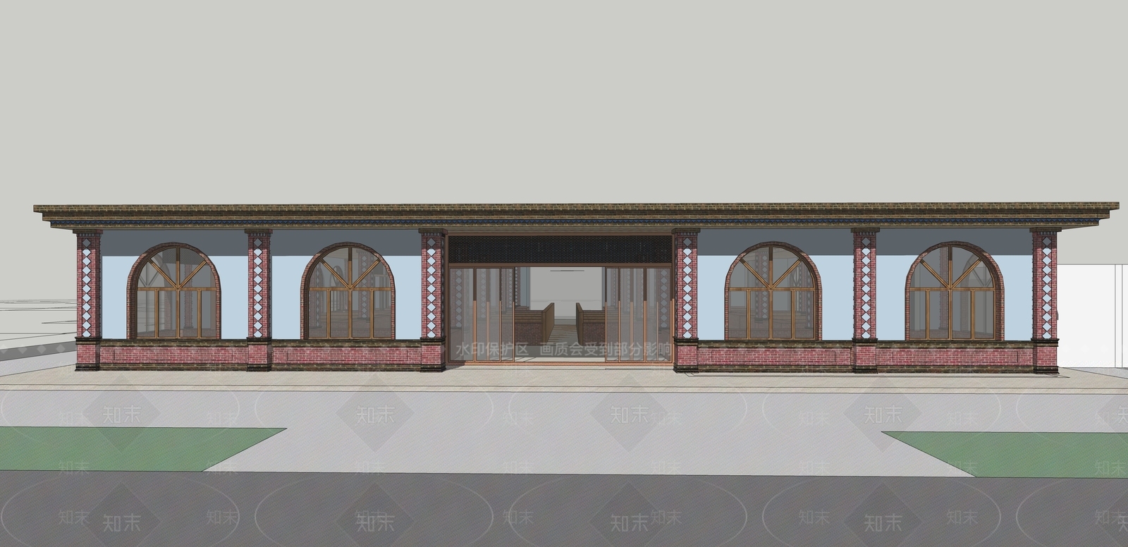现代其他公共建筑SU模型下载【ID:1203344497】