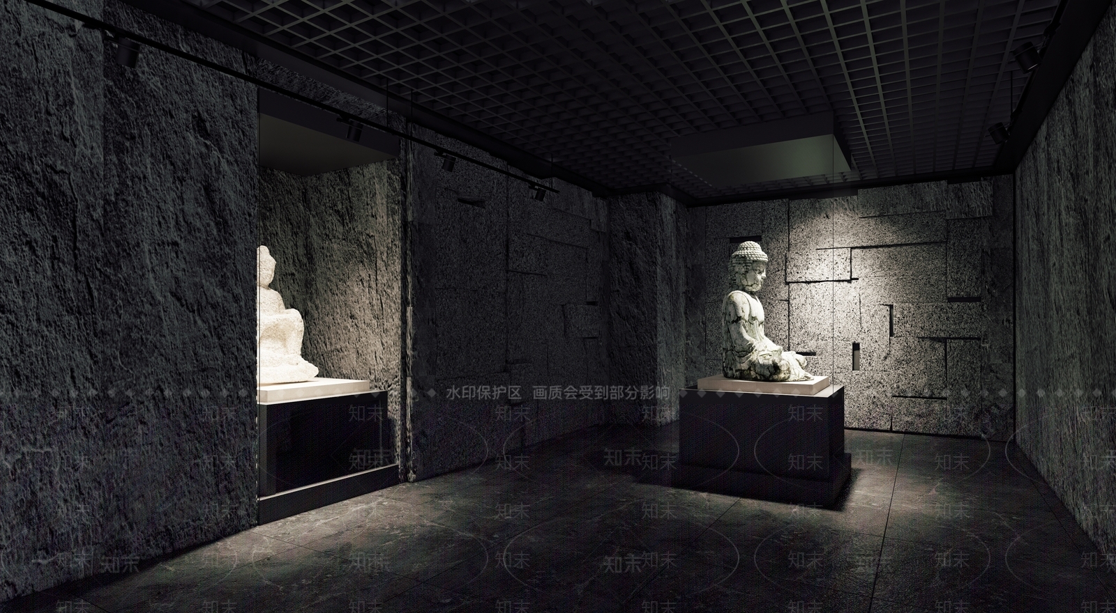 现代新中式佛像SU模型下载【ID:1203346668】