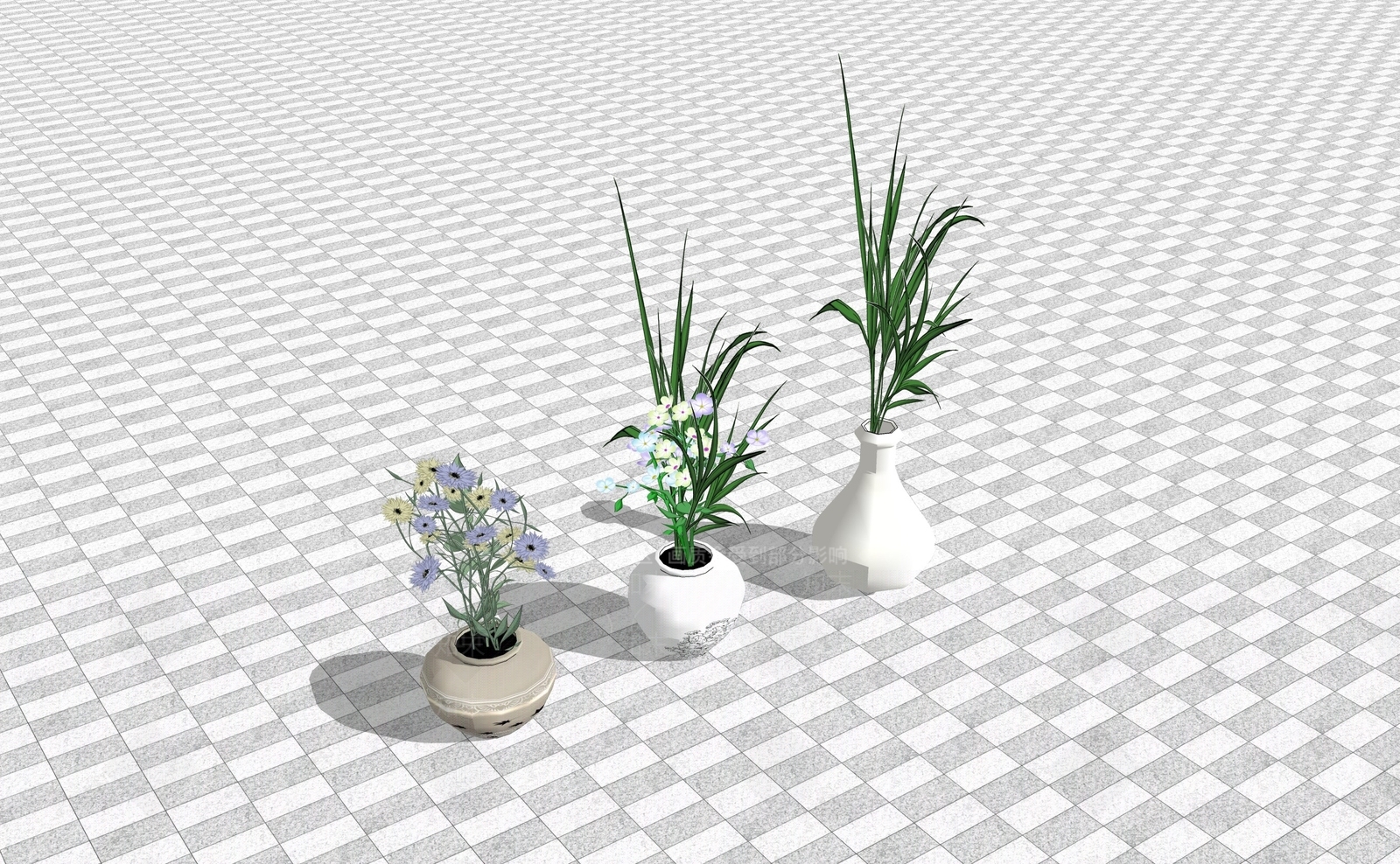 现代花瓶SU模型下载【ID:1203347758】