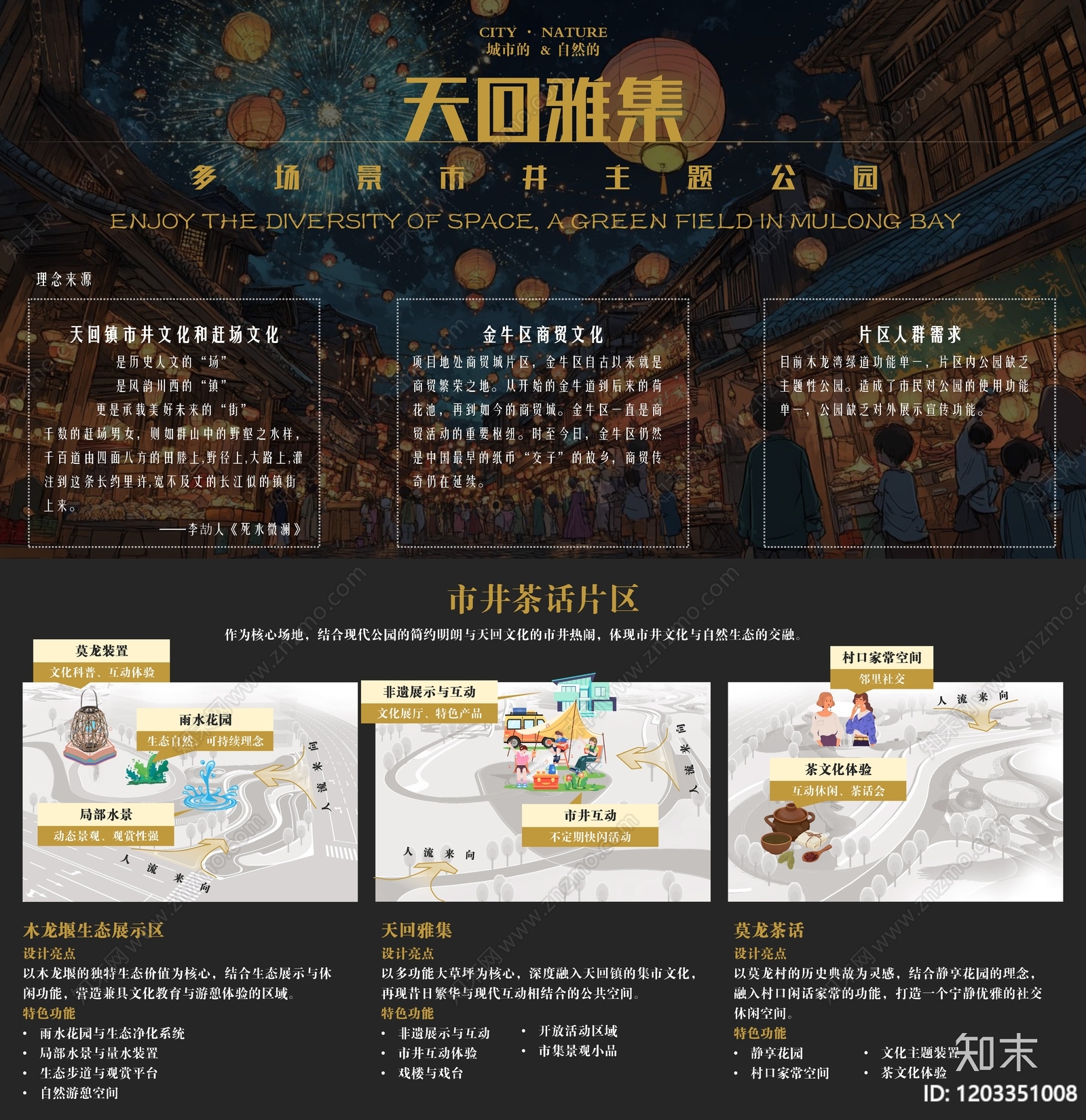 现代综合性公园景观下载【ID:1203351008】
