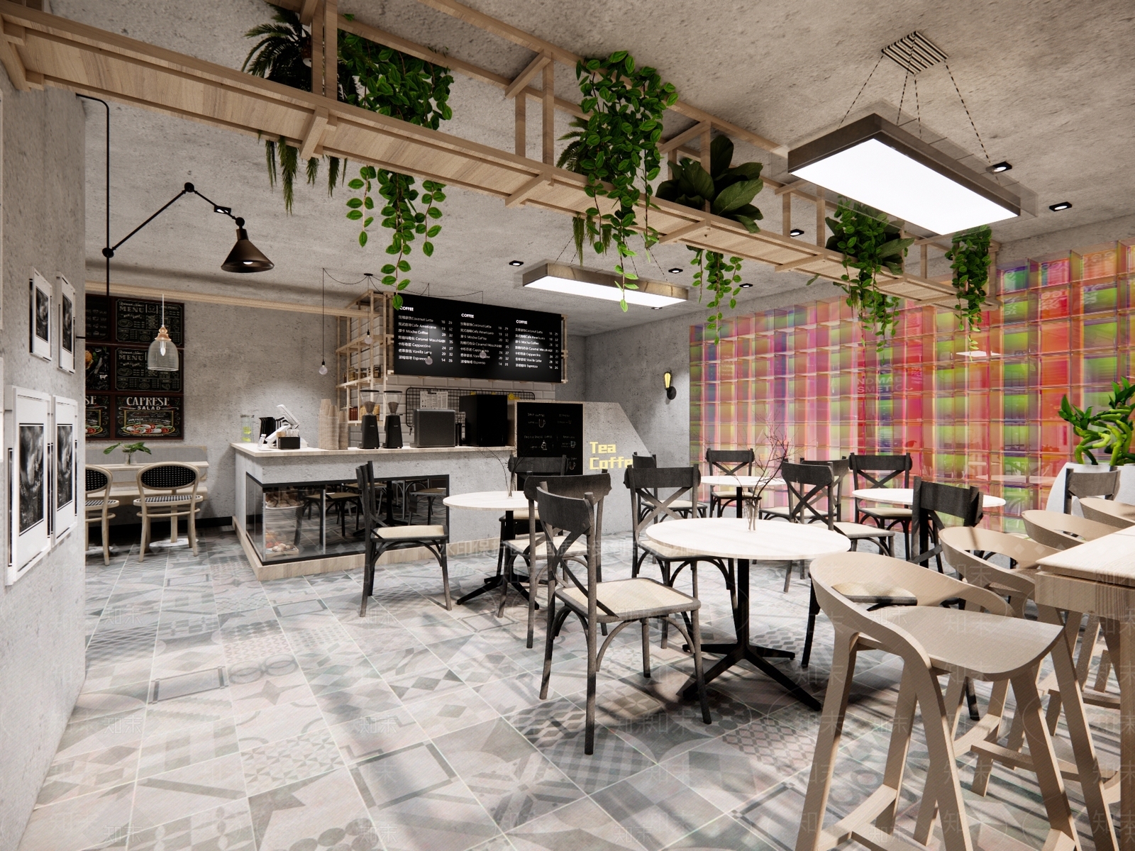 现代工业餐饮建筑SU模型下载【ID:1203357718】