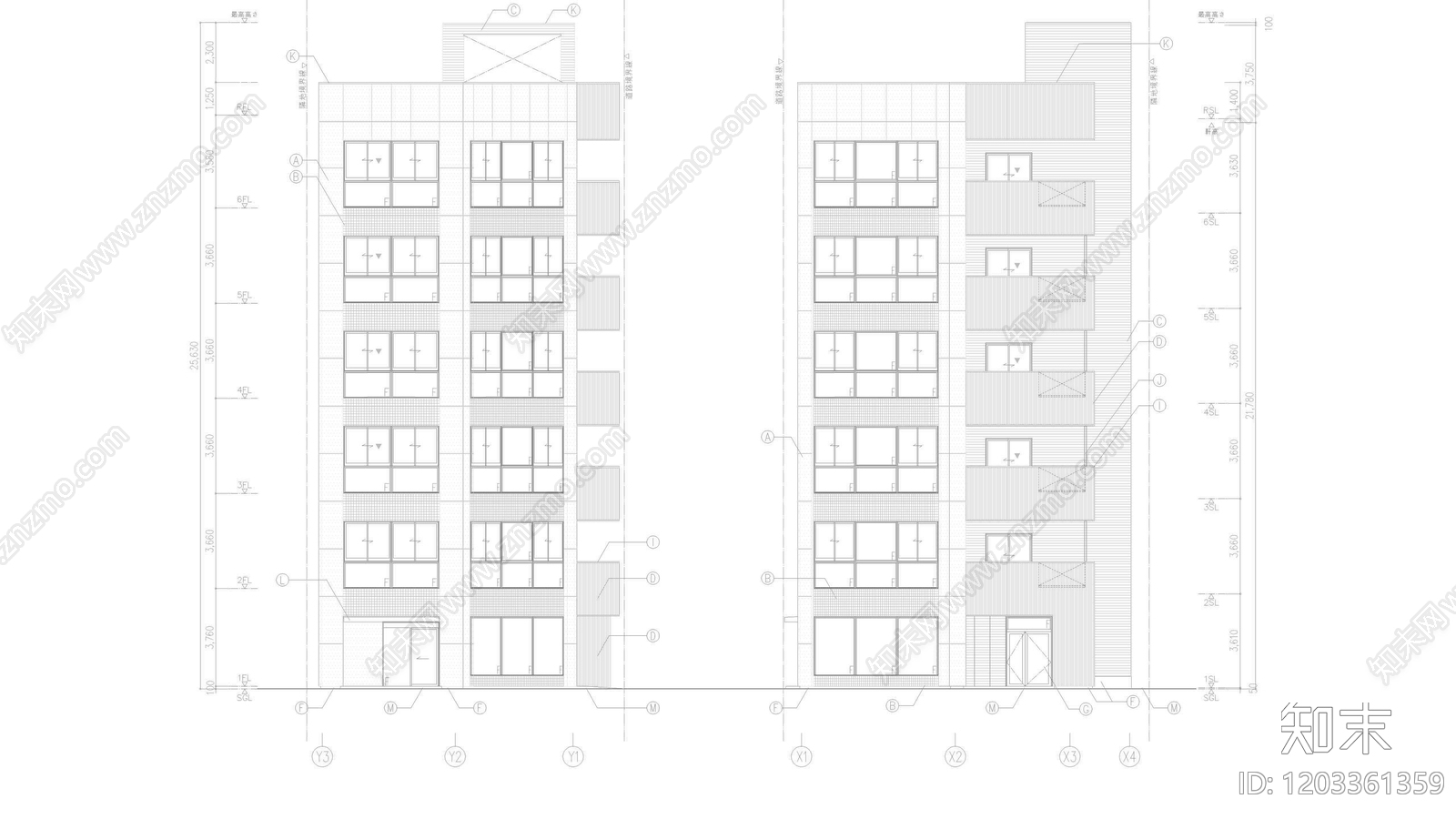 现代其他商业建筑施工图下载【ID:1203361359】