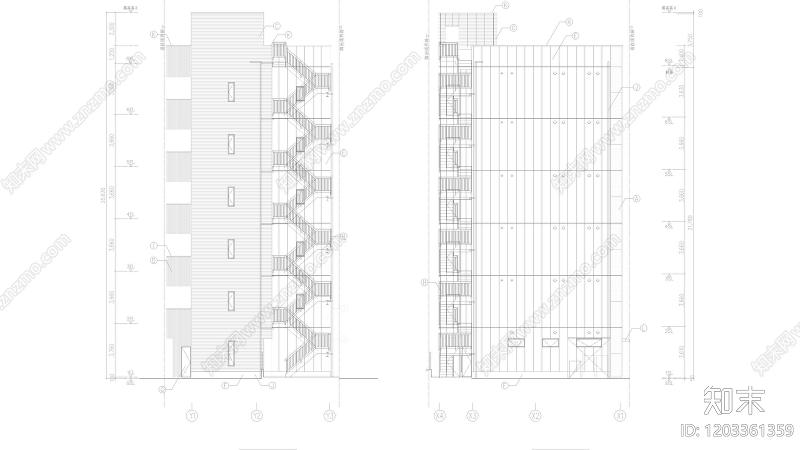 现代其他商业建筑cad施工图下载【ID:1203361359】