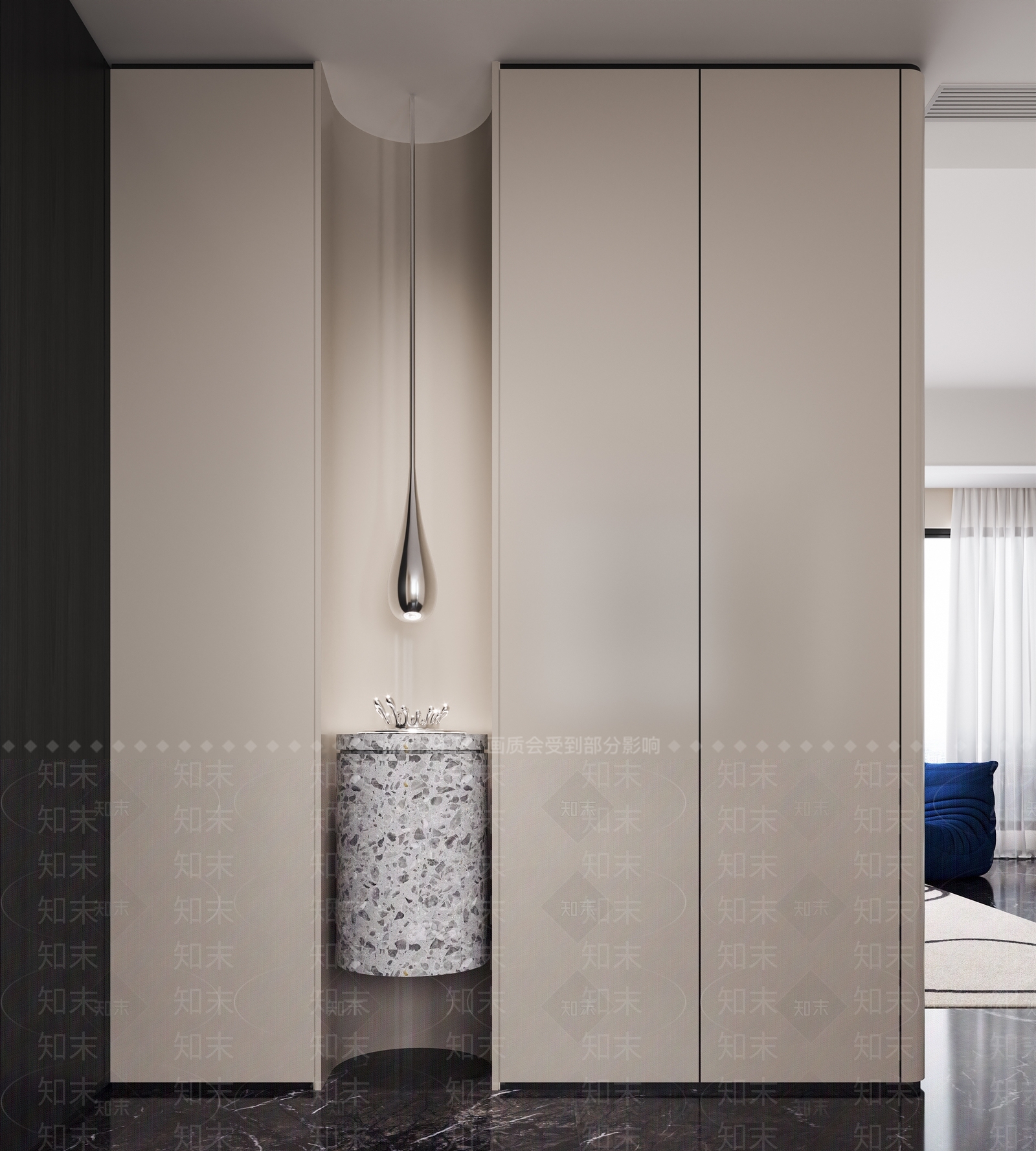 现代玄关3D模型下载【ID:1203364334】