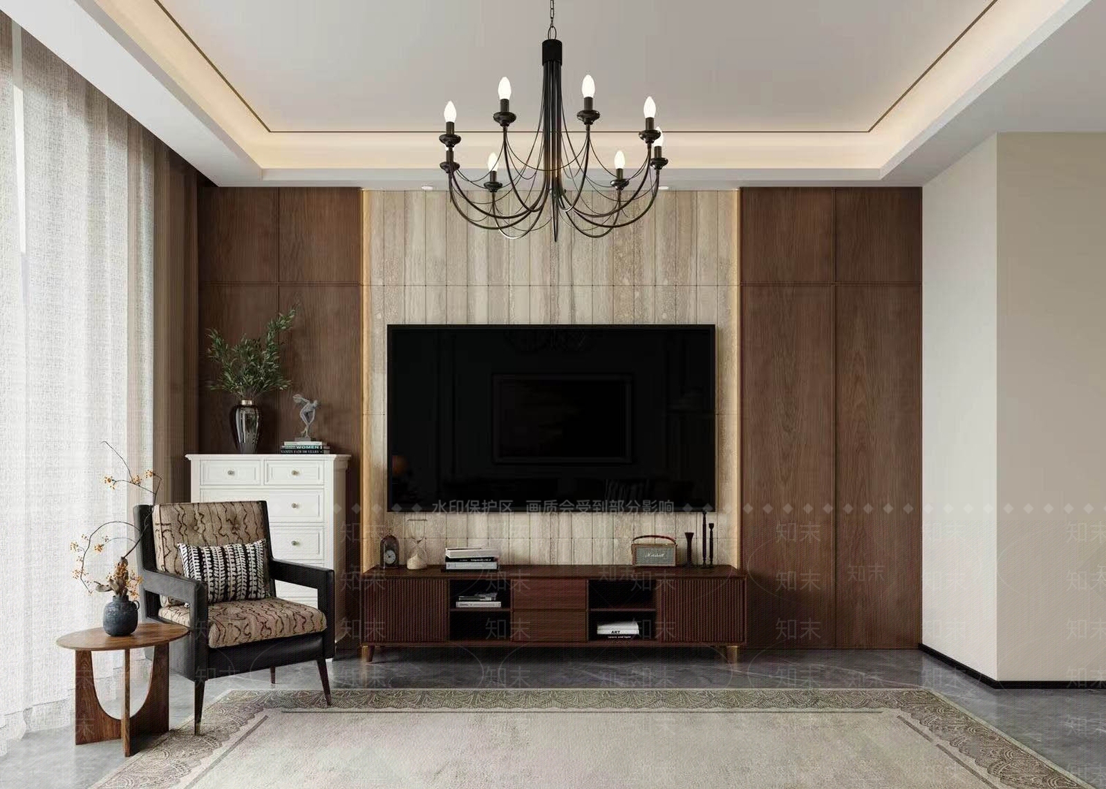 中古家居客厅3D模型下载【ID:1203368082】