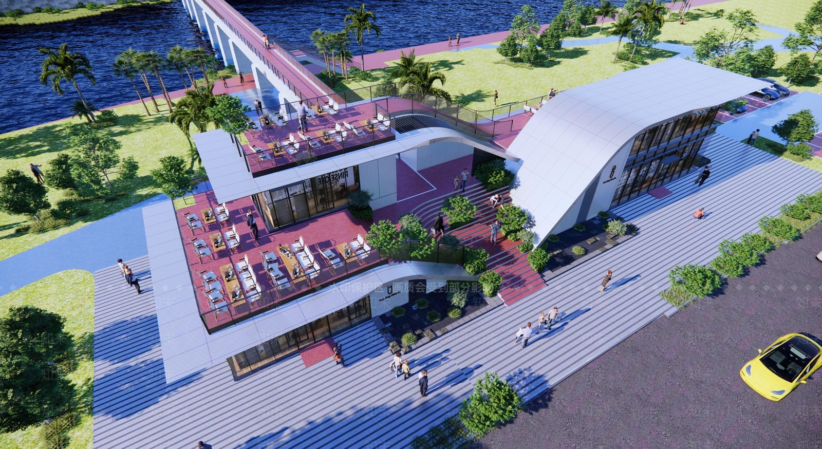 现代简约其他商业建筑SU模型下载【ID:1203577744】