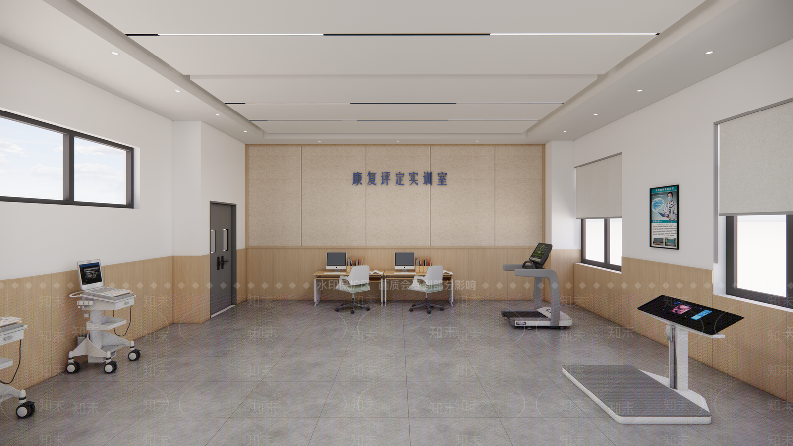 现代其他学校空间SU模型下载【ID:1203369026】