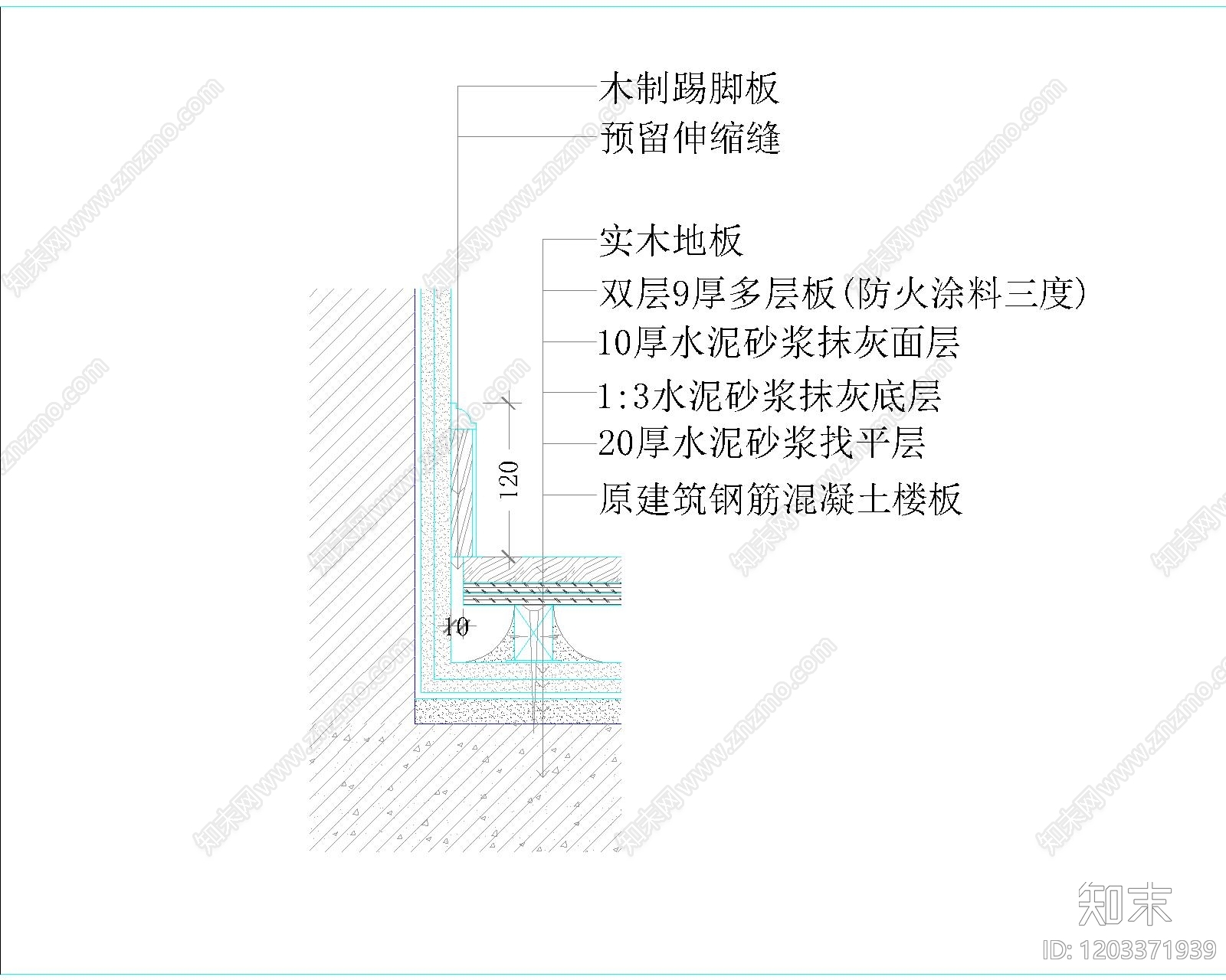 木地板cad施工图下载【ID:1203371939】