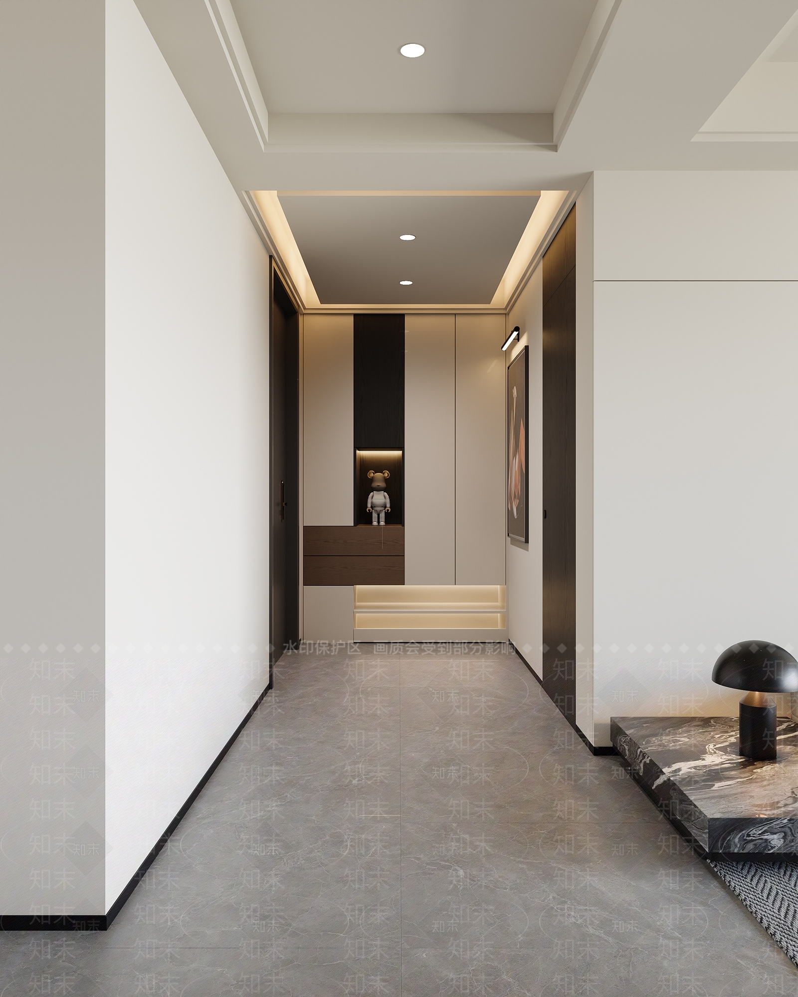 现代轻奢客餐厅3D模型下载【ID:1203372027】