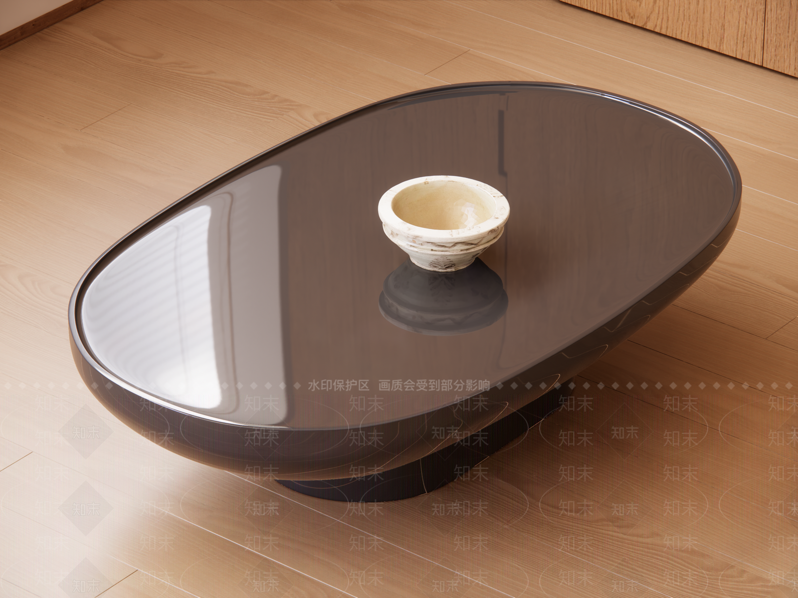 现代中古茶几SU模型下载【ID:1203374471】