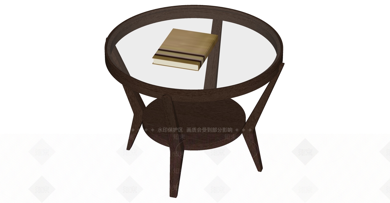 复古中古边几SU模型下载【ID:1203374493】