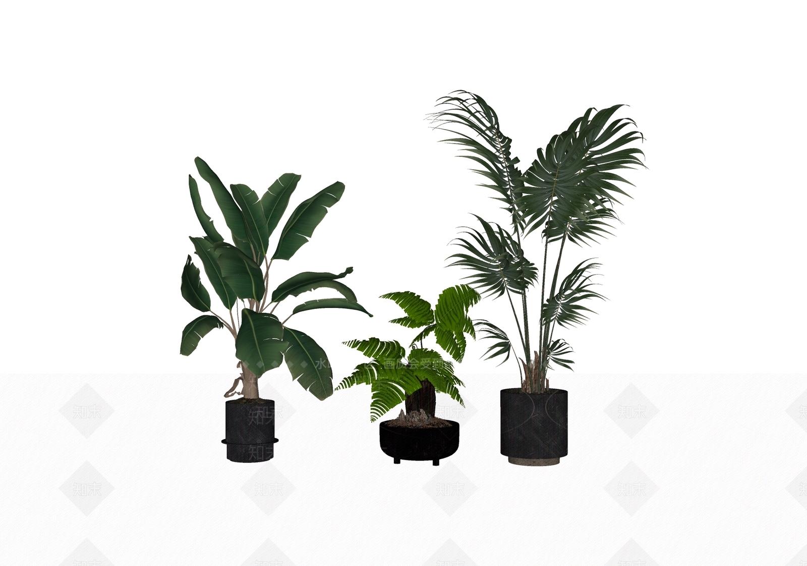 盆栽SU模型下载【ID:1203375411】