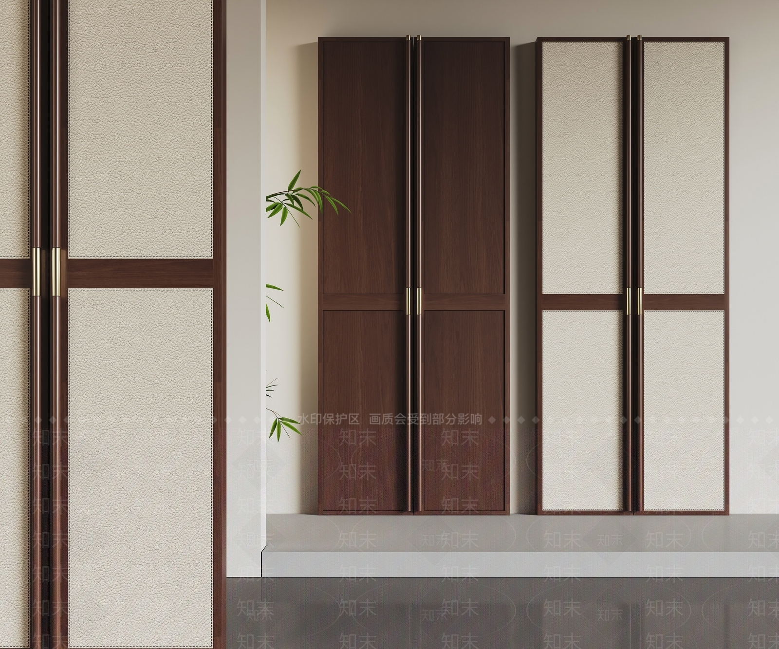 新中式中古其他门SU模型下载【ID:1203387041】