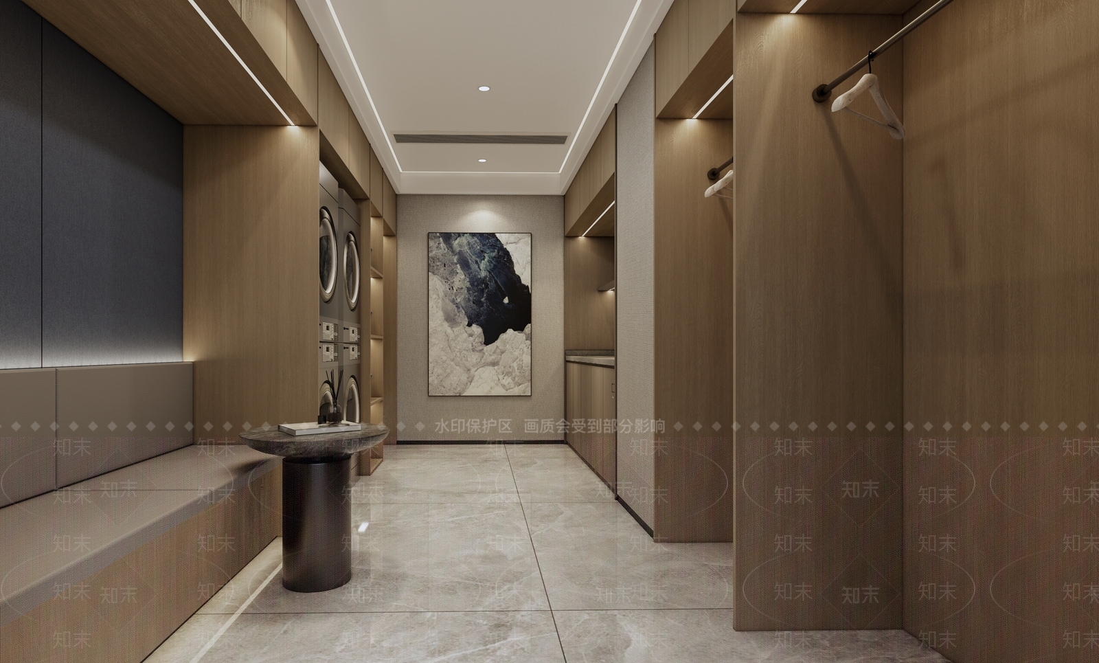 现代其他酒店空间SU模型下载【ID:1203388976】