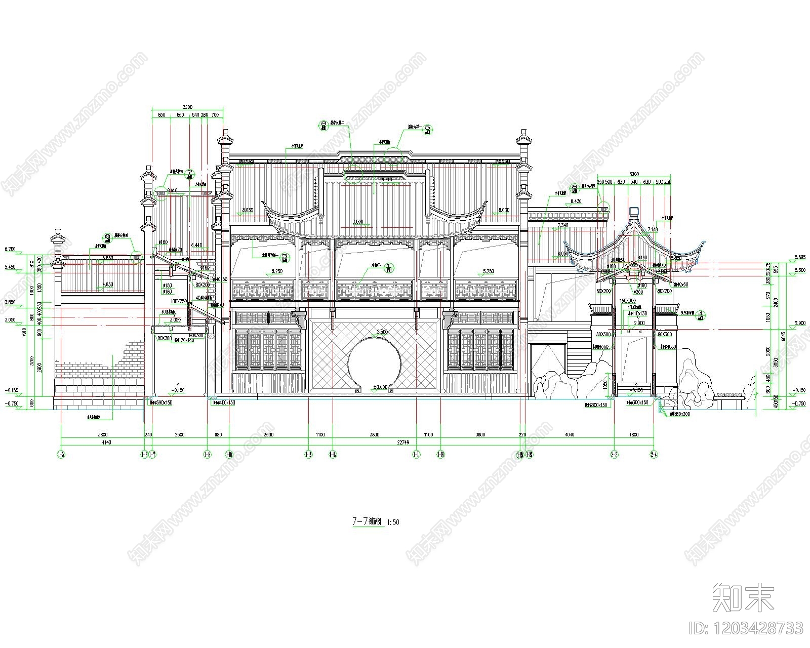 其他古建筑施工图下载【ID:1203428733】