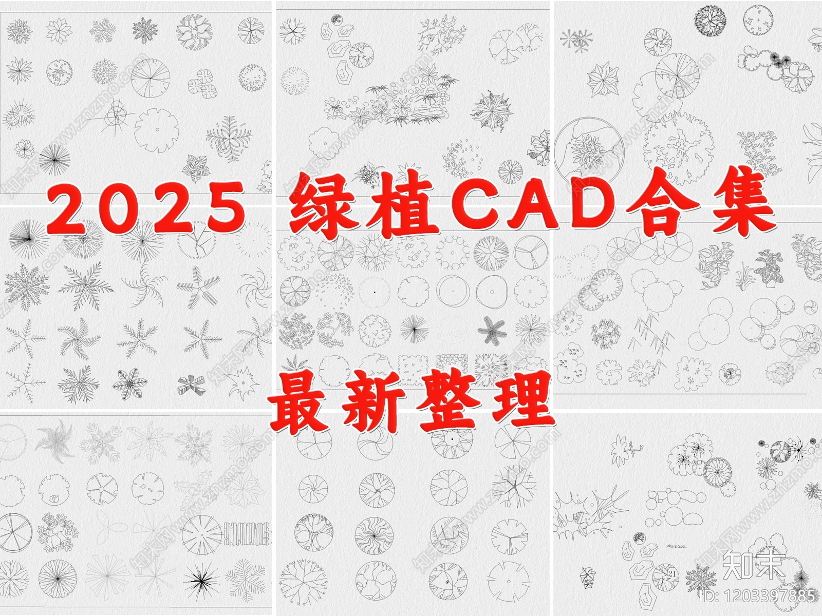现代绿植施工图下载【ID:1203397885】