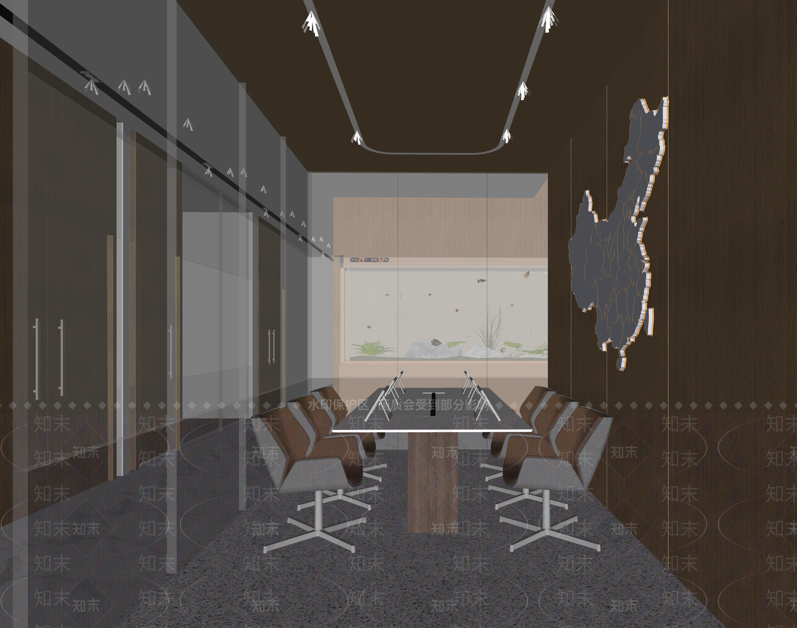 现代会议室SU模型下载【ID:1203629377】