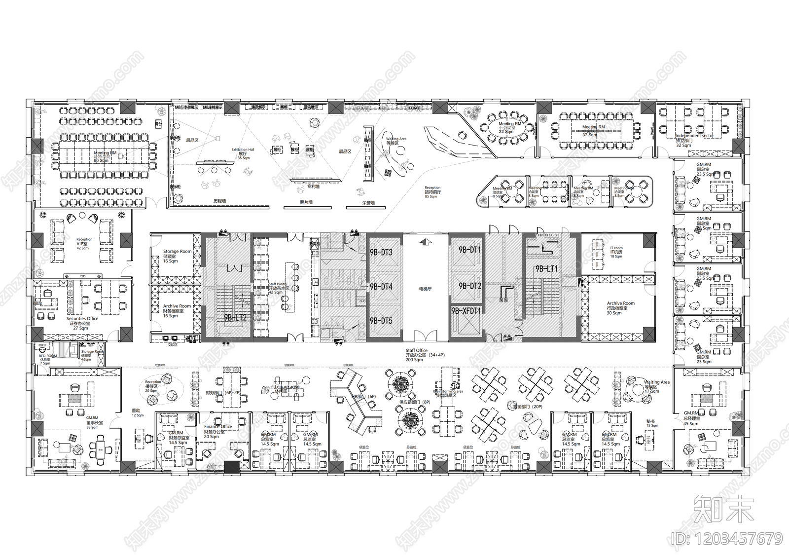 工装平面图施工图下载【ID:1203457679】