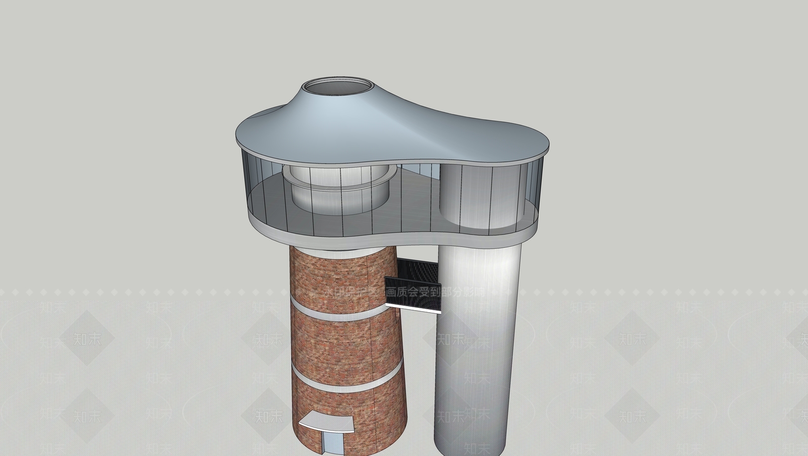 现代小公建SU模型下载【ID:1203460248】