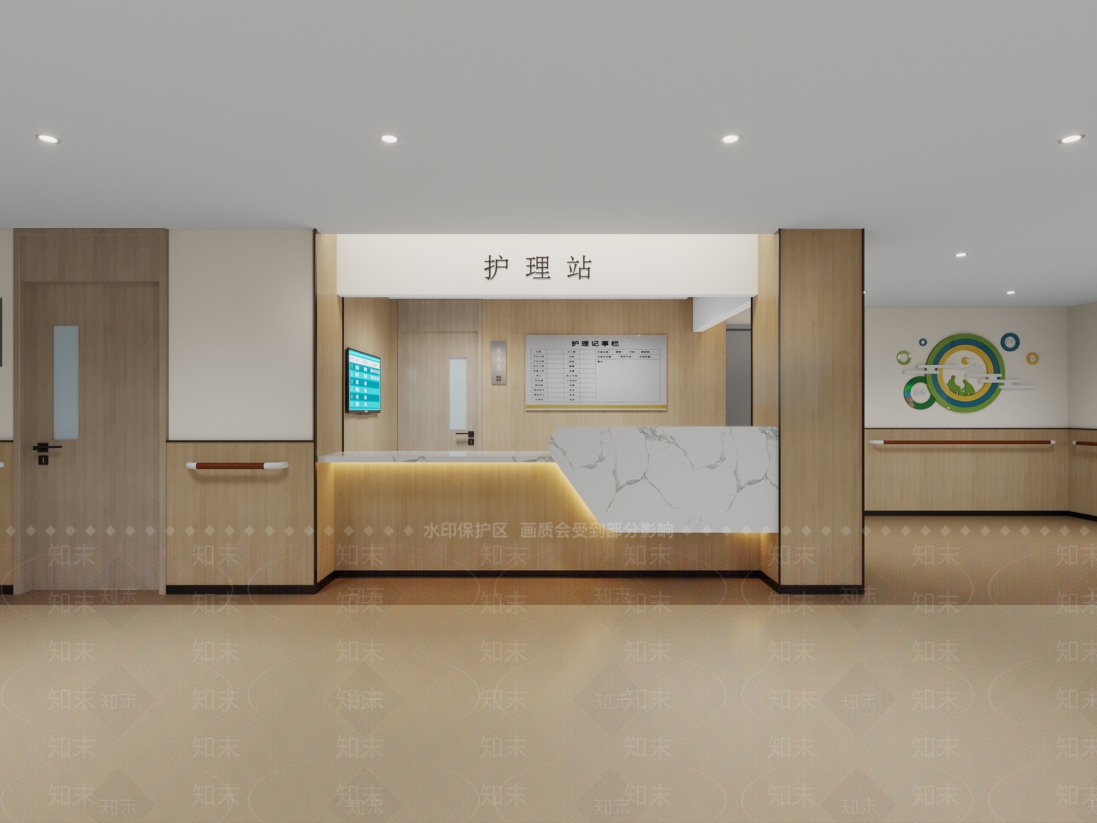 现代食堂3D模型下载【ID:1203461105】