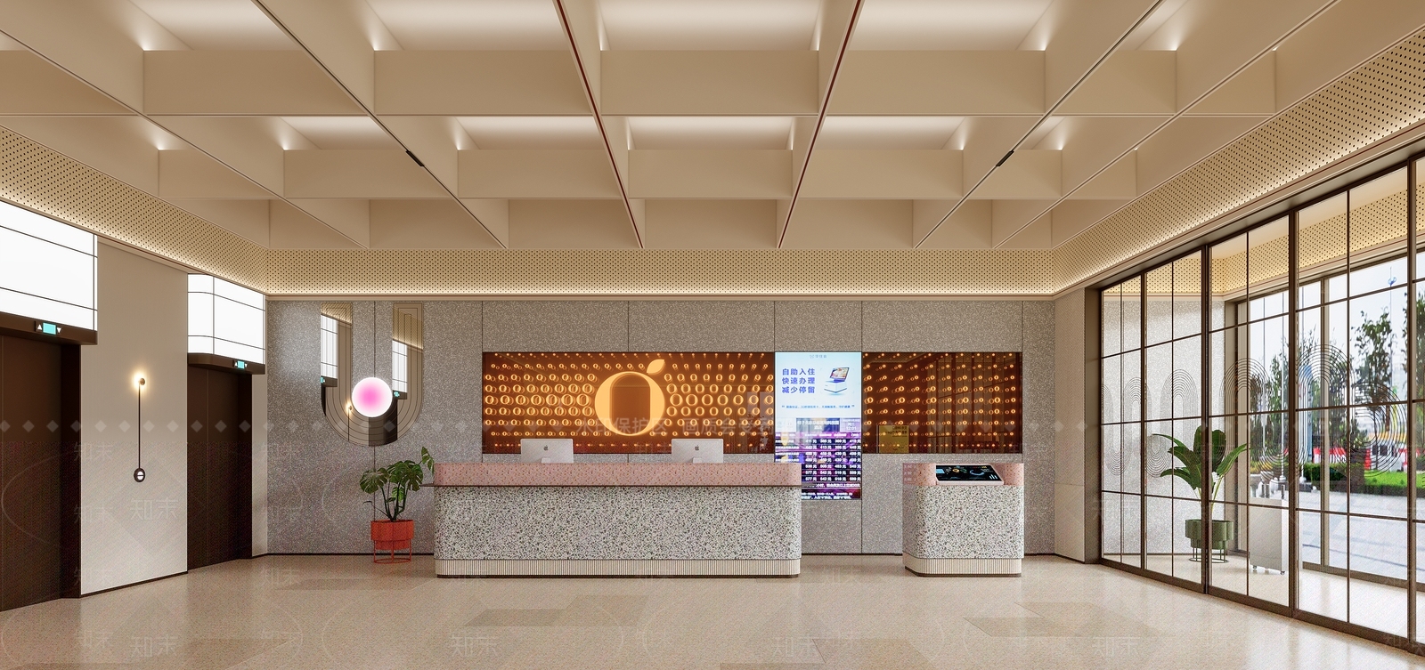 现代酒店3D模型下载【ID:1203462201】