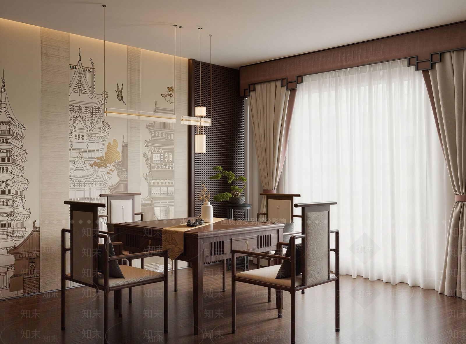 麻将桌3D模型下载【ID:1203462780】