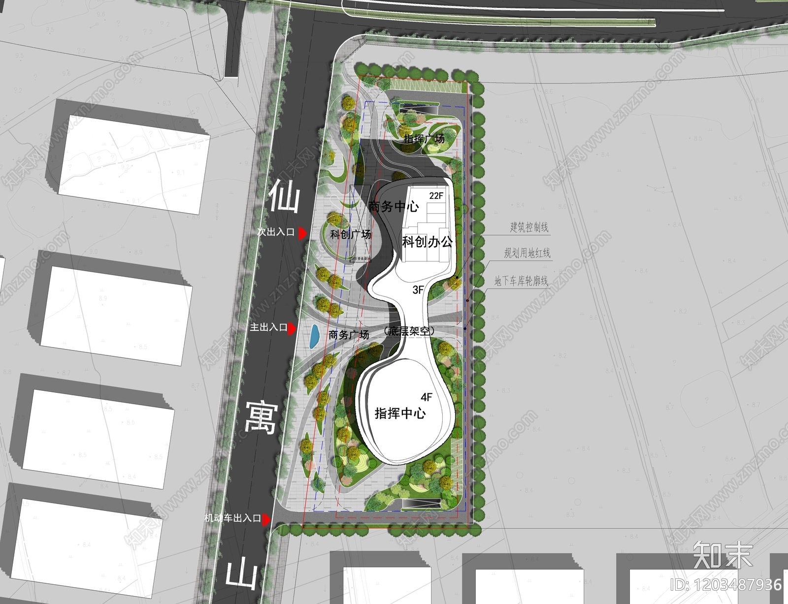 科研办公楼施工图下载【ID:1203487936】